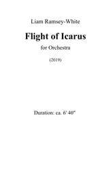Flight of Icarus Orchestra sheet music cover